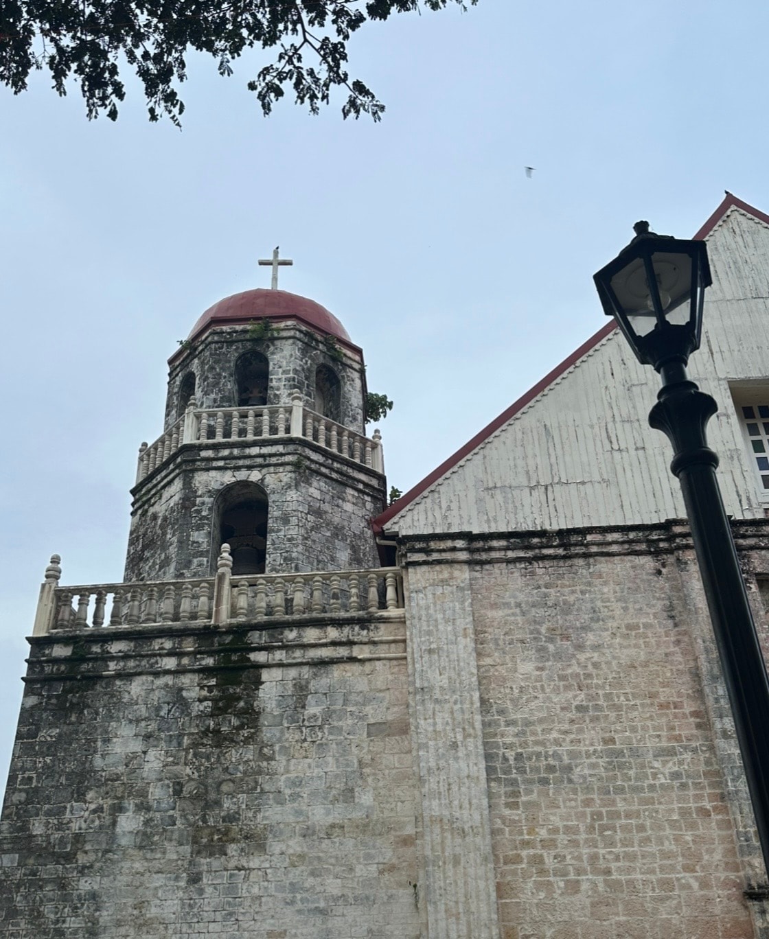 Bell tower at Lazi Church in Siquijor