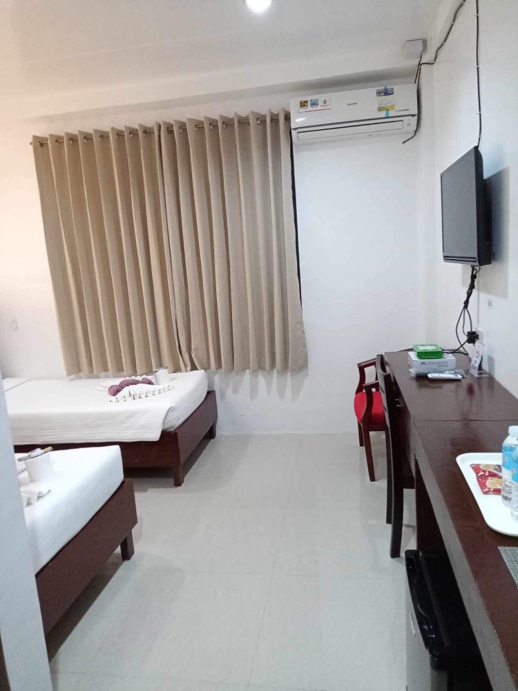 Standard Double Room with 2 Single Beds at Zosimo’s Inn in Lazi, Siquijor — family room beds